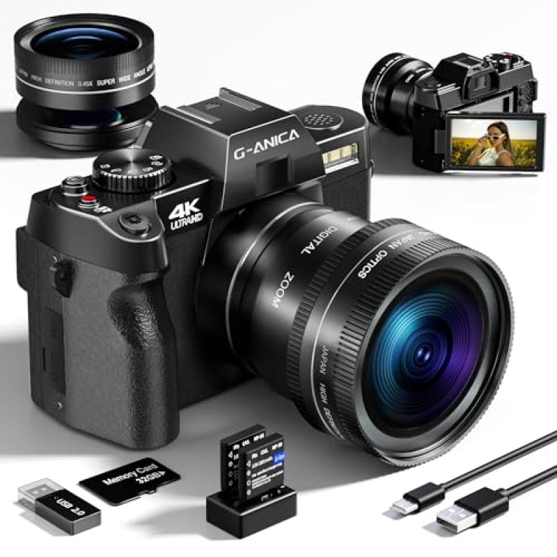 4K Digital Camera for Photography and Vlogging 4K Digital Camera for Photography and Vlogging