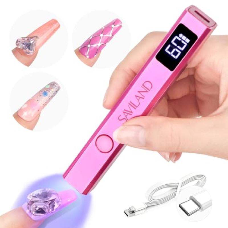 SAVILAND Handheld U V Nail Lamp