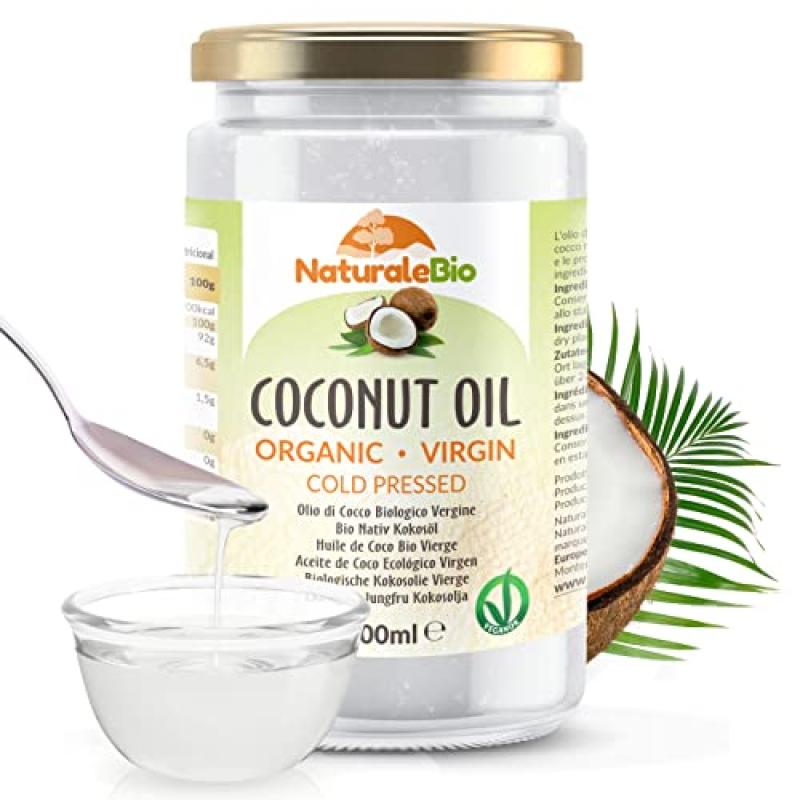 NaturaleBio Coconut Oil 1L Cold Pressed NaturaleBio Coconut Oil 1L Cold Pressed