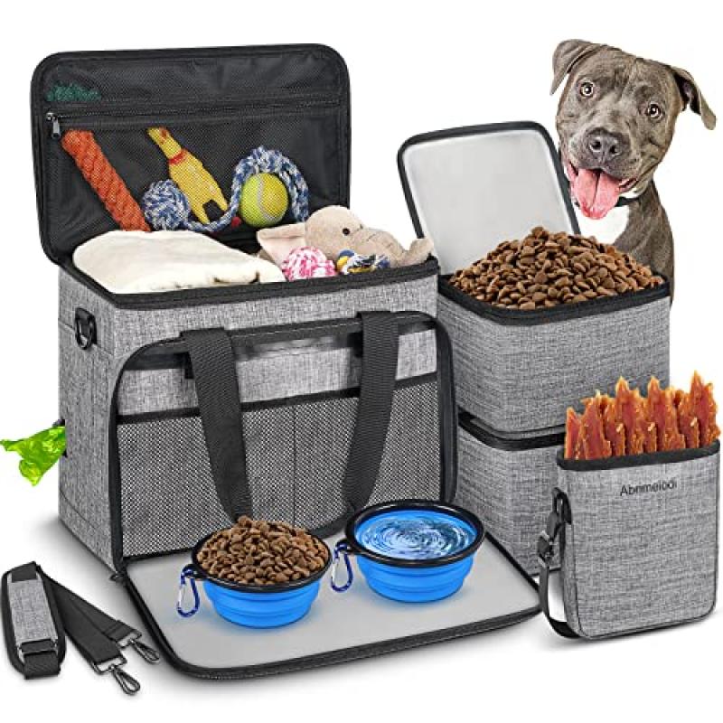 Abrimelodi Dog Travel Bag Kit Abrimelodi Dog Travel Bag Kit