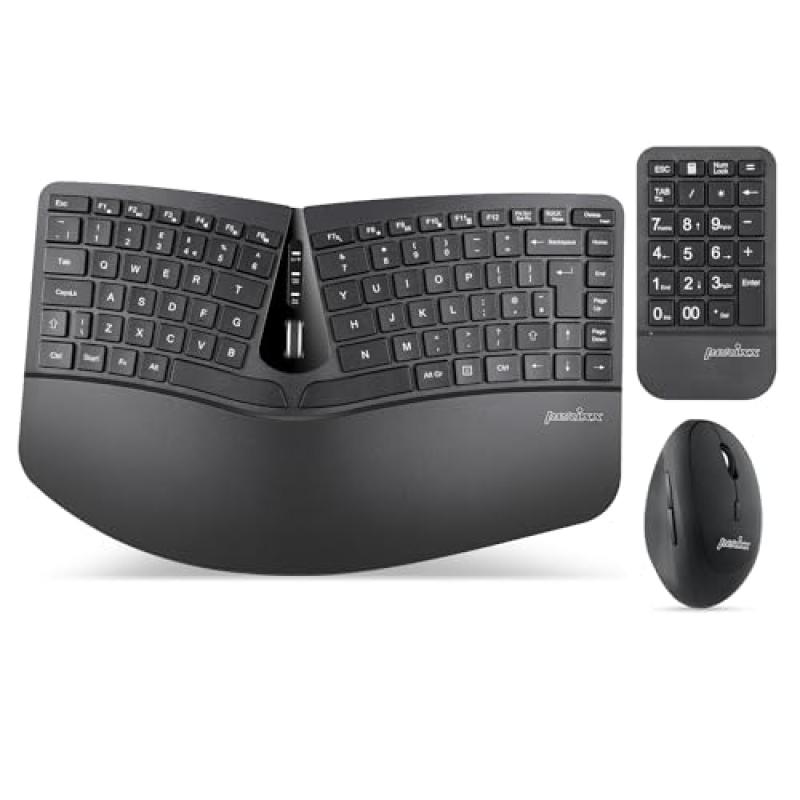 Perixx Wireless Ergonomic Keyboard Set