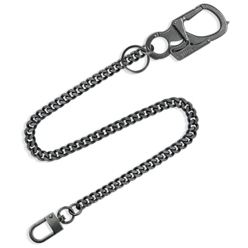 Ahiller Wallet Chain with Lockable Carabiner Ahiller Wallet Chain with Lockable Carabiner