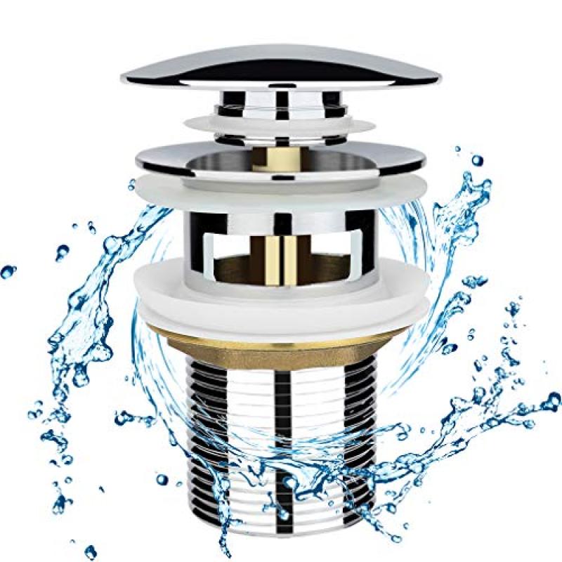 Chrome Basin Sink Waste Pop Up Plug Chrome Basin Sink Waste Pop Up Plug