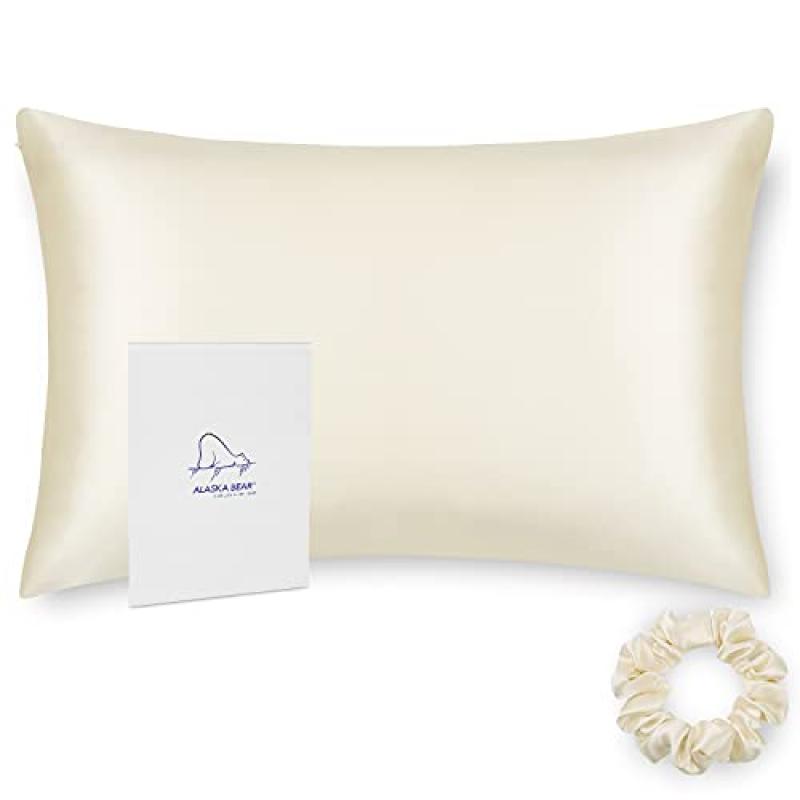 ALASKA BEAR Silk Pillowcase with Scrunchie Set ALASKA BEAR Silk Pillowcase with Scrunchie Set