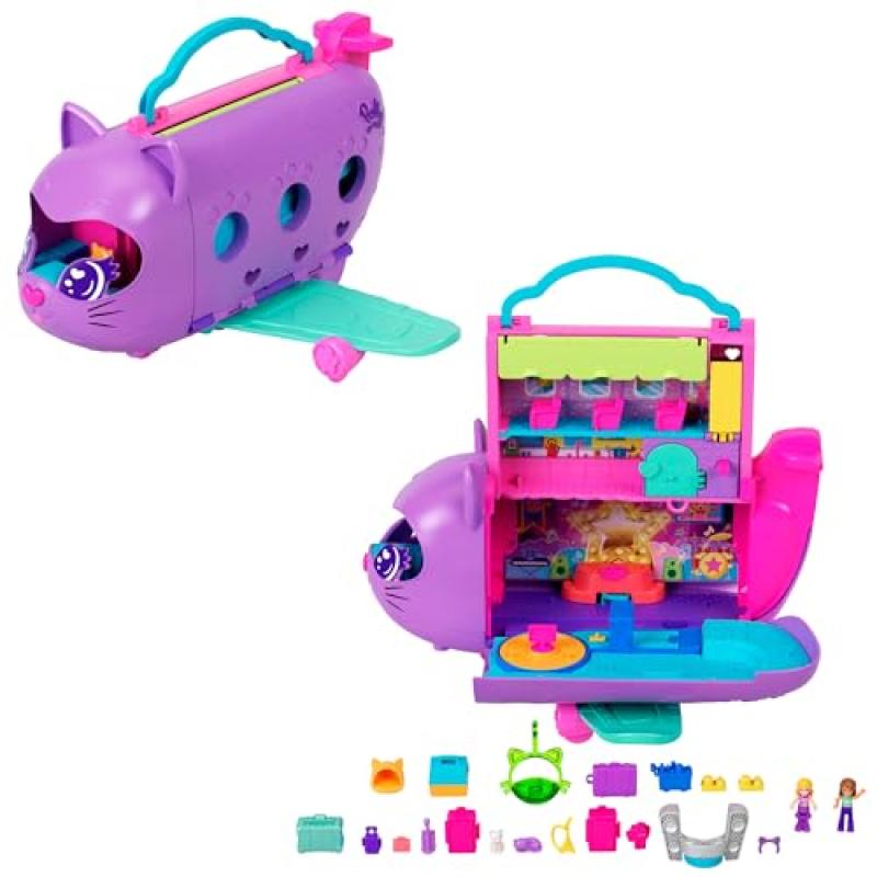 Polly Pocket Kitty Airways Airplane Playset Polly Pocket Kitty Airways Airplane Playset