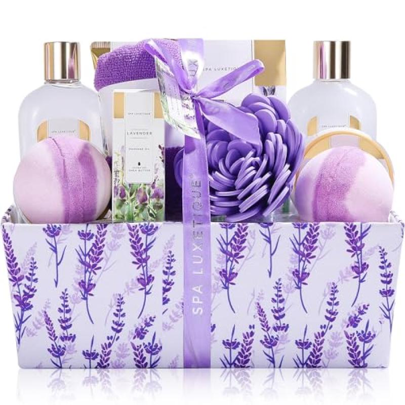 Spa Luxetique Lavender Bath Set Spa Luxetique Lavender Bath Set