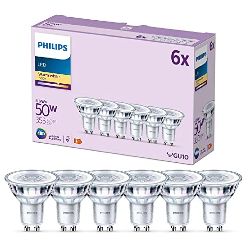 PHILIPS LED Spot Light Bulb 6 Pack PHILIPS LED Spot Light Bulb 6 Pack