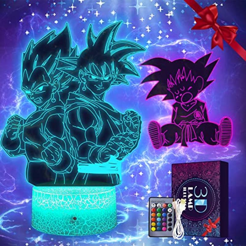 Eygerur Anime Night Light, 3D LED Illusion Lamp Eygerur Anime Night Light, 3D LED Illusion Lamp