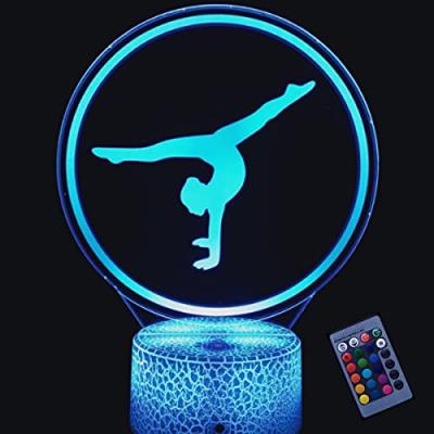 YTDZLTD 3D Gymnastics Night Light YTDZLTD 3D Gymnastics Night Light