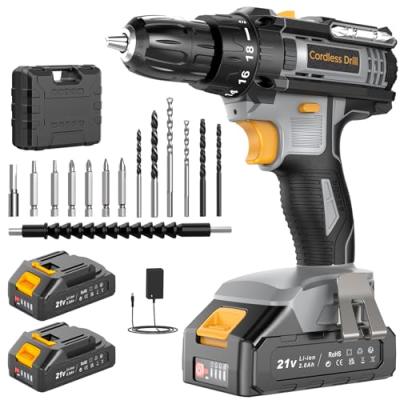 Bamse Cordless Drill 21V with 2 Batteries Bamse Cordless Drill 21V with 2 Batteries