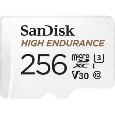 SanDisk 256GB High Endurance microSDXC Card SanDisk 256GB High Endurance microSDXC Card
