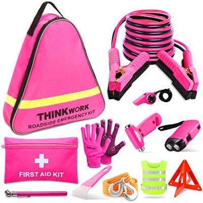 THINKWORK Car Emergency Kit with Jumper & First Aid THINKWORK Car Emergency Kit with Jumper & First Aid