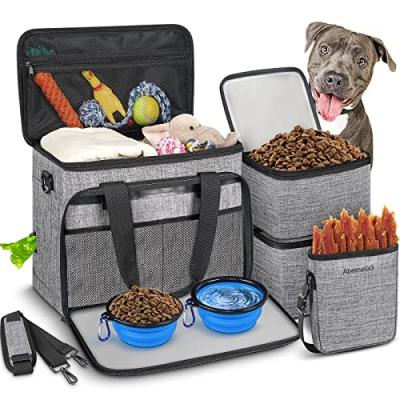Abrimelodi Dog Travel Bag Kit Abrimelodi Dog Travel Bag Kit