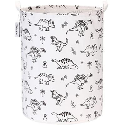 Sea Team Laundry Hamper with Dinosaur Design Sea Team Laundry Hamper with Dinosaur Design