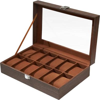 Ohuhu Watch Box with Glass Lid Ohuhu Watch Box with Glass Lid
