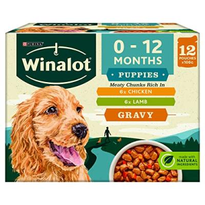 Winalot Puppy Wet Dog Food Pouches Winalot Puppy Wet Dog Food Pouches
