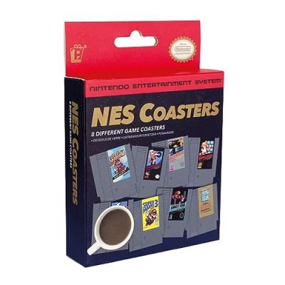 Nintendo NES Cartridge Drink Coasters Set Nintendo NES Cartridge Drink Coasters Set