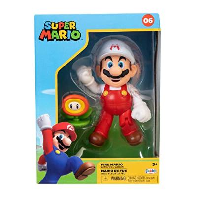 Nintendo Fire Mario Figure in Collector's Box Nintendo Fire Mario Figure in Collector's Box