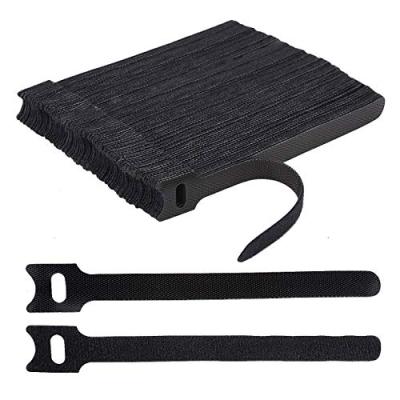 Black Cable Straps with Hook and Loop Black Cable Straps with Hook and Loop