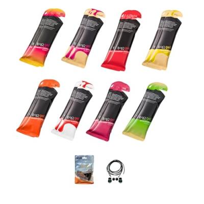 TORQ Energy Gels Assorted Flavours with Shoe Laces TORQ Energy Gels Assorted Flavours with Shoe Laces