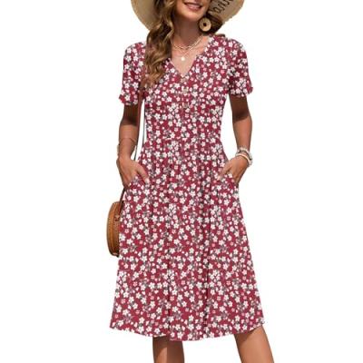 AUSELILY Women's Summer Midi Dress AUSELILY Women's Summer Midi Dress