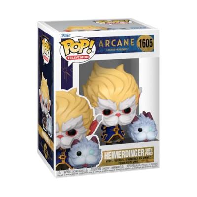 Funko Pop! TV: Arcane LoL– Heimerdinger With Poro…