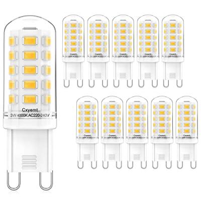 Cxyemt G9 LED Bulbs, Natural White, Energy Saving (10 Pack) Cxyemt G9 LED Bulbs, Natural White, Energy Saving (10 Pack)