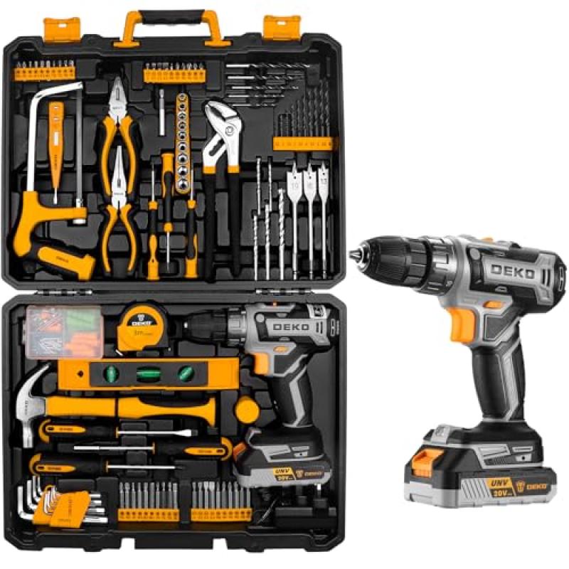 DEKO 20V Cordless Drill Kit DEKO 20V Cordless Drill Kit