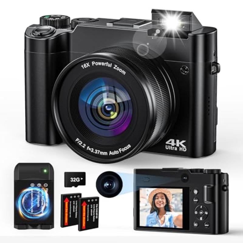 4K 64MP Digital Camera with Autofocus 4K 64MP Digital Camera with Autofocus