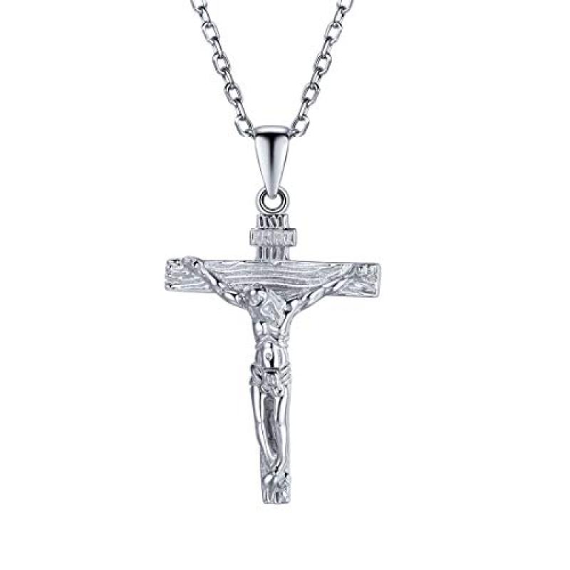 U7 Crucifix Necklace with Jesus Cross Pendant U7 Crucifix Necklace with Jesus Cross Pendant