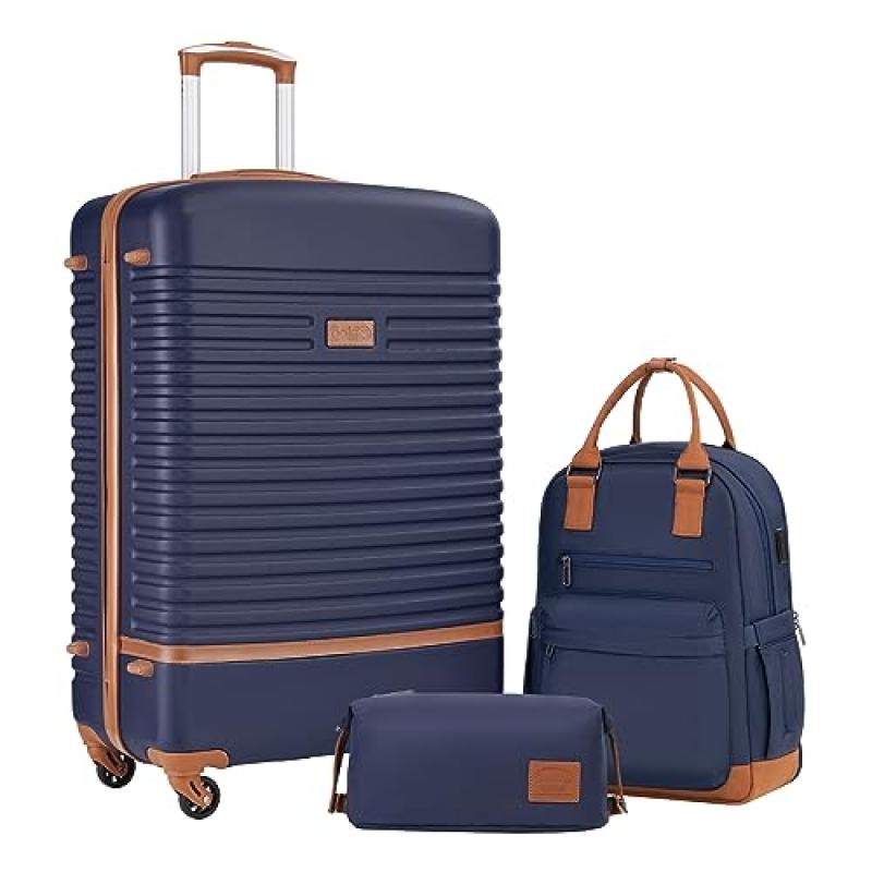 COOLIFE Cabin Luggage Set with TSA Lock COOLIFE Cabin Luggage Set with TSA Lock