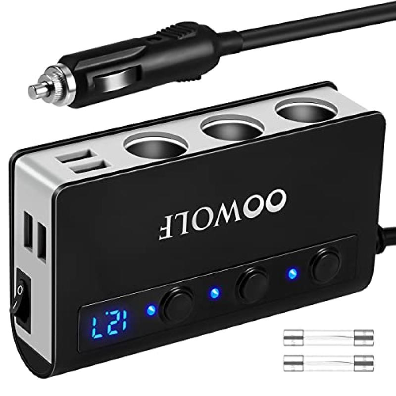 OOWOLF Car Splitter with USB Ports OOWOLF Car Splitter with USB Ports