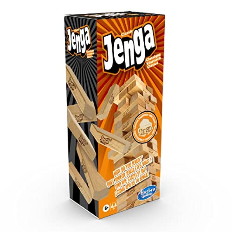 Hasbro Gaming Jenga: Family Strategy Game Hasbro Gaming Jenga: Family Strategy Game