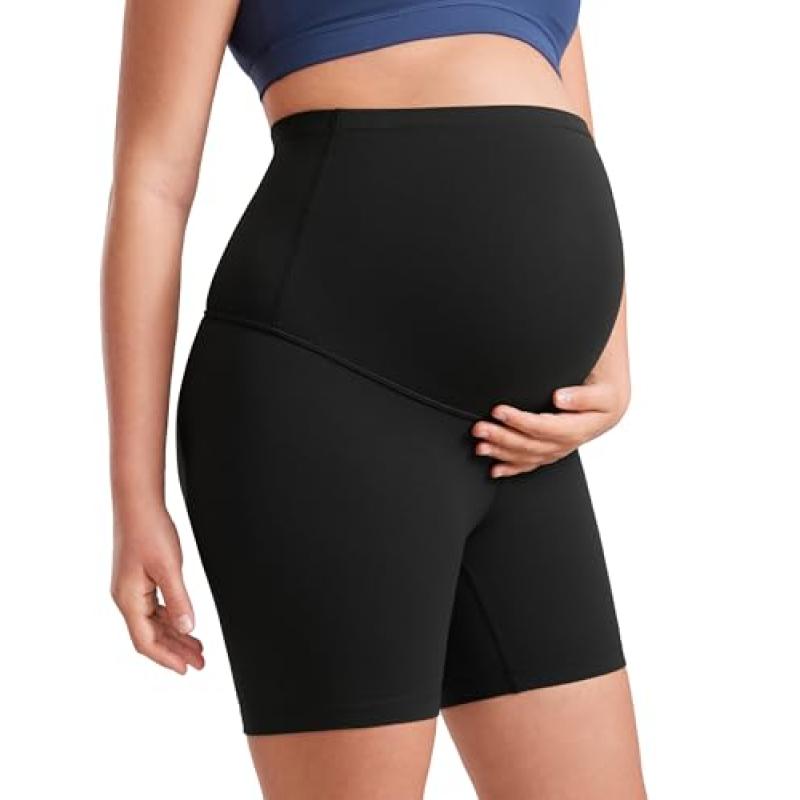 CRZ YOGA Maternity Biker Shorts CRZ YOGA Maternity Biker Shorts