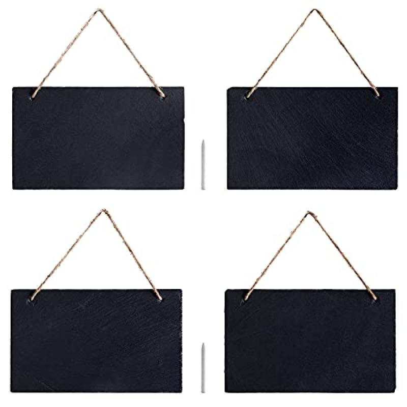 Navaris Hanging Slate Chalkboard Signs Navaris Hanging Slate Chalkboard Signs