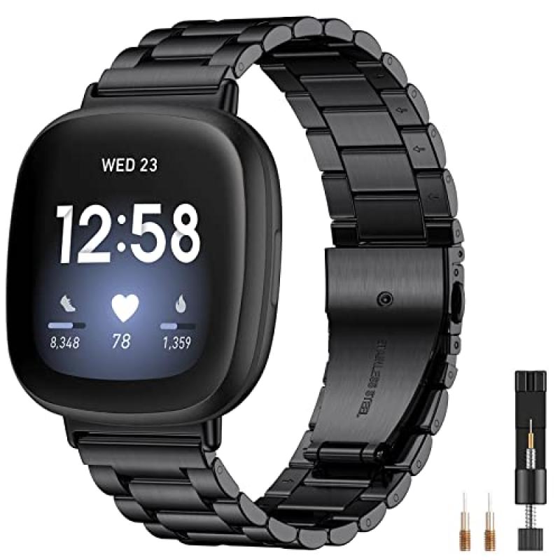CeMiKa Steel Strap for Fitbit Versa 3/Sense CeMiKa Steel Strap for Fitbit Versa 3/Sense