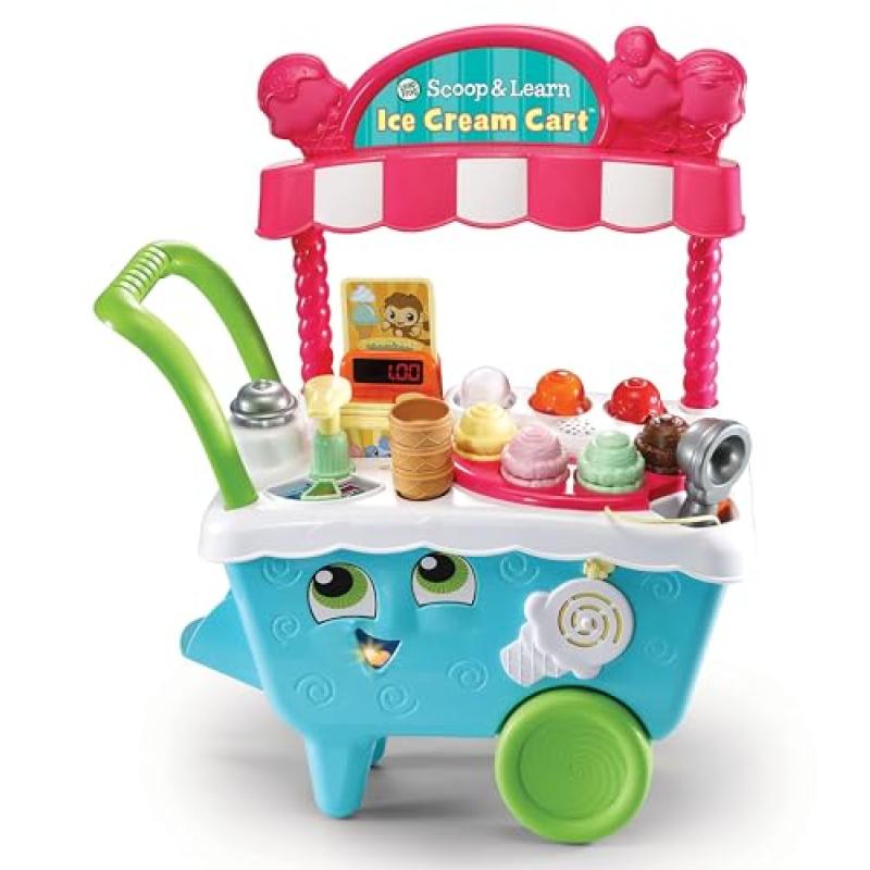 LeapFrog Ice Cream Cart Pretend Toddler Toy LeapFrog Ice Cream Cart Pretend Toddler Toy