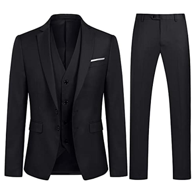 YOUTHUP Men's Slim Fit Suit YOUTHUP Men's Slim Fit Suit