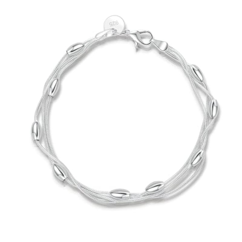 Senteria Silver Friendship Bracelet Senteria Silver Friendship Bracelet