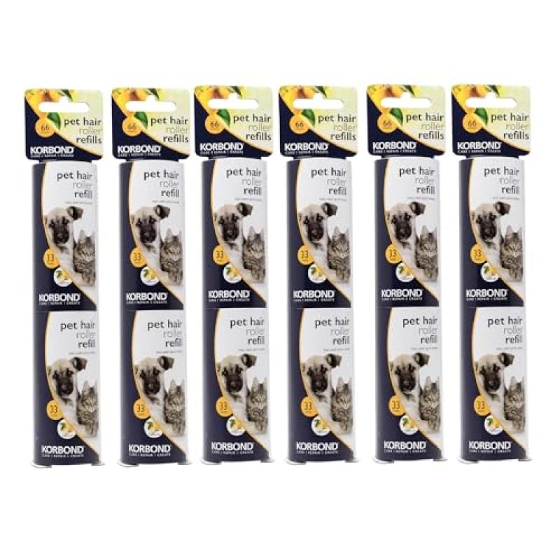 KORBOND Pet Lint Roller Refills KORBOND Pet Lint Roller Refills