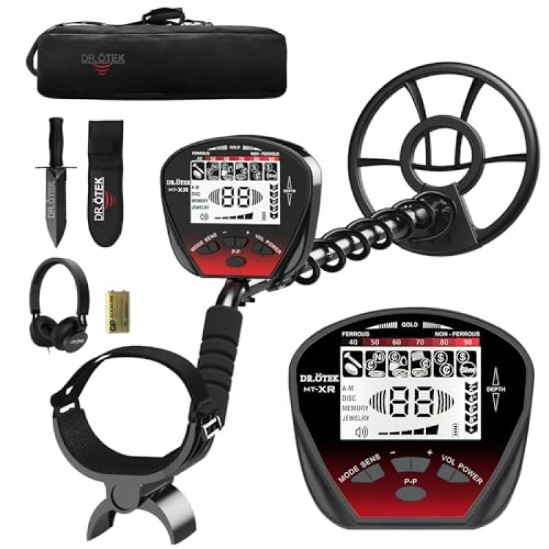 DR.ÖTEK Metal Detector with Memory Mode