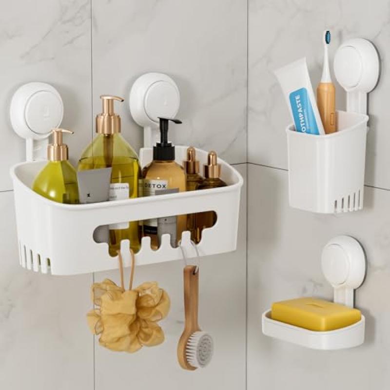TAILI Shower Caddy Suction Cup Set TAILI Shower Caddy Suction Cup Set
