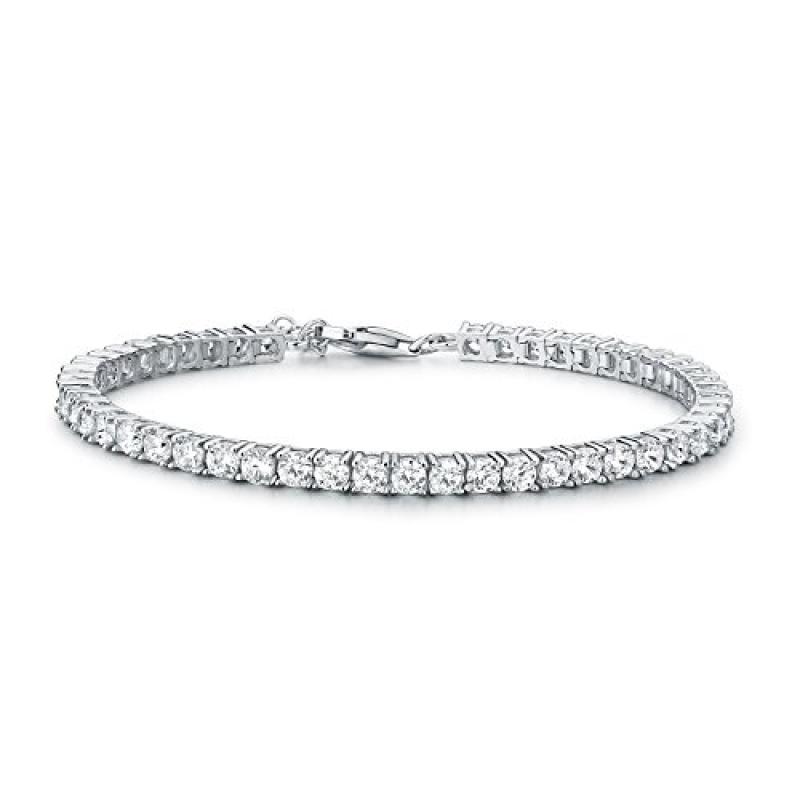 Diamond Treats Silver Tennis Bracelet Diamond Treats Silver Tennis Bracelet