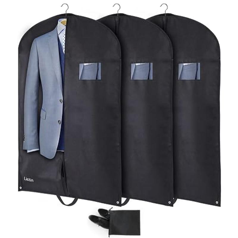 Lictin Garment Bag with Transparent Window Lictin Garment Bag with Transparent Window