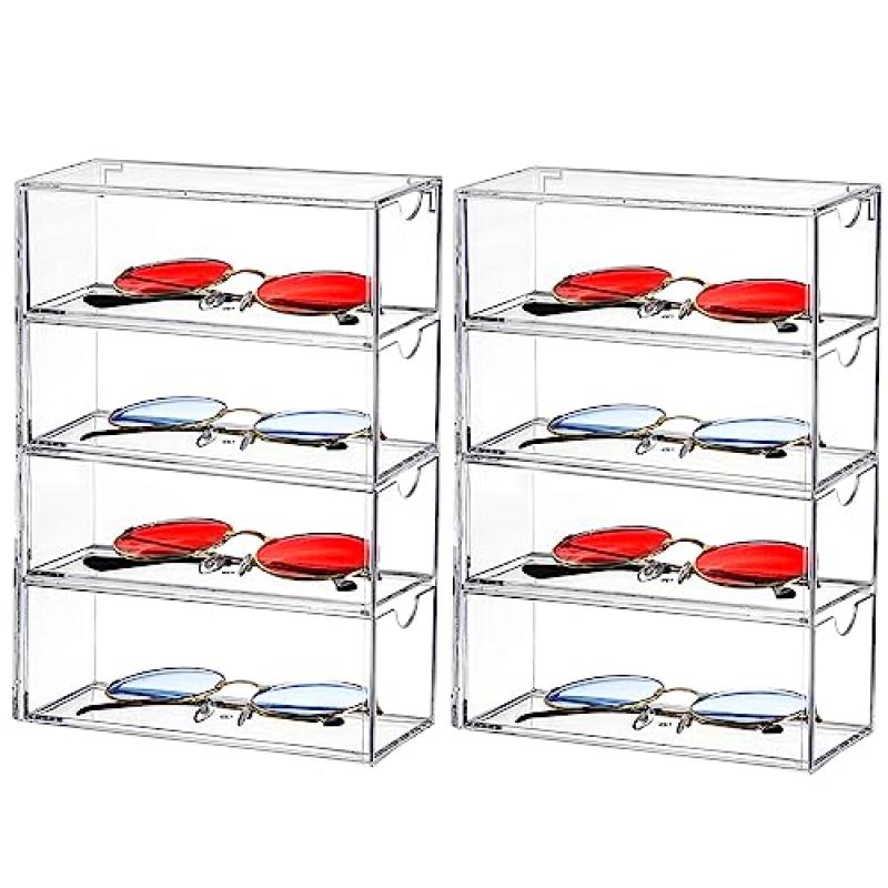Nicunom Sunglasses Organizer with Drawers