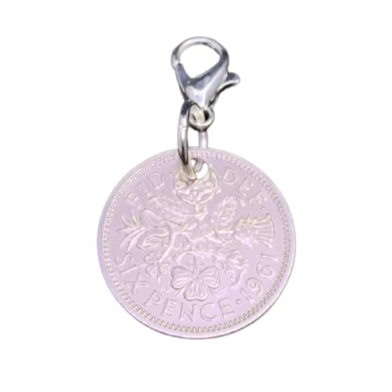 Silver Sixpence Bridal Charm Silver Sixpence Bridal Charm