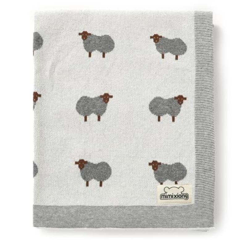 Mimixiong Baby Blanket - Soft Cotton Knit Mimixiong Baby Blanket - Soft Cotton Knit