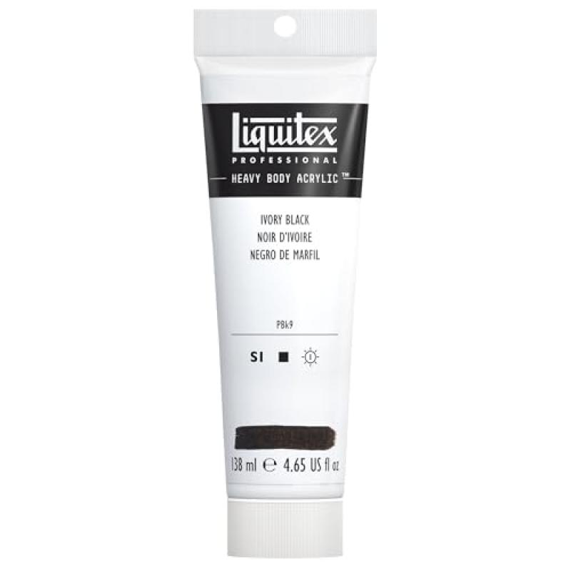 Liquitex Acrylic Paint, Ivory Black