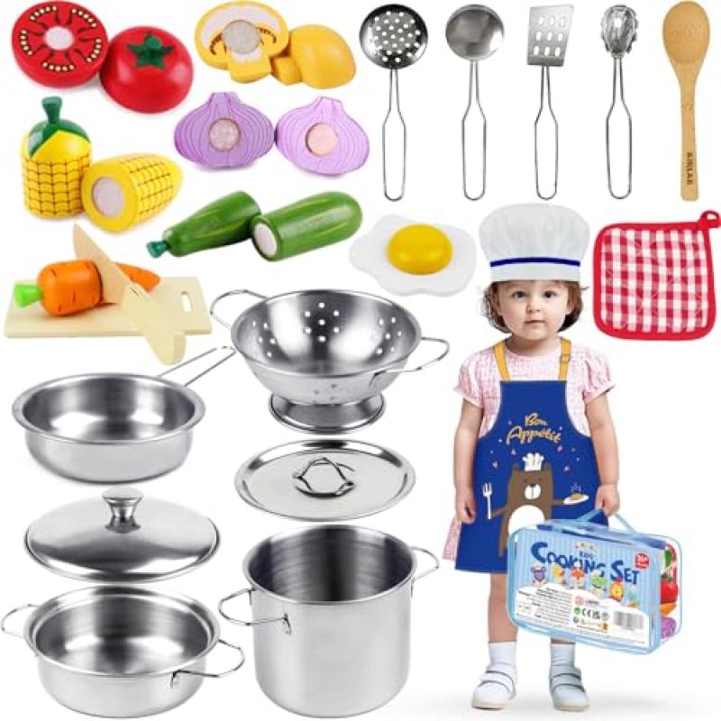 Airlab Kids Kitchen Accessories Playset Airlab Kids Kitchen Accessories Playset