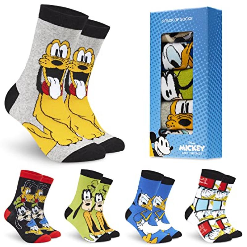 Disney Men's Star Wars Crew Socks 5 Pack Disney Men's Star Wars Crew Socks 5 Pack